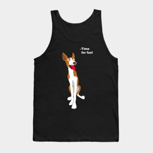 Podenco Dog. Time For Fun Tank Top